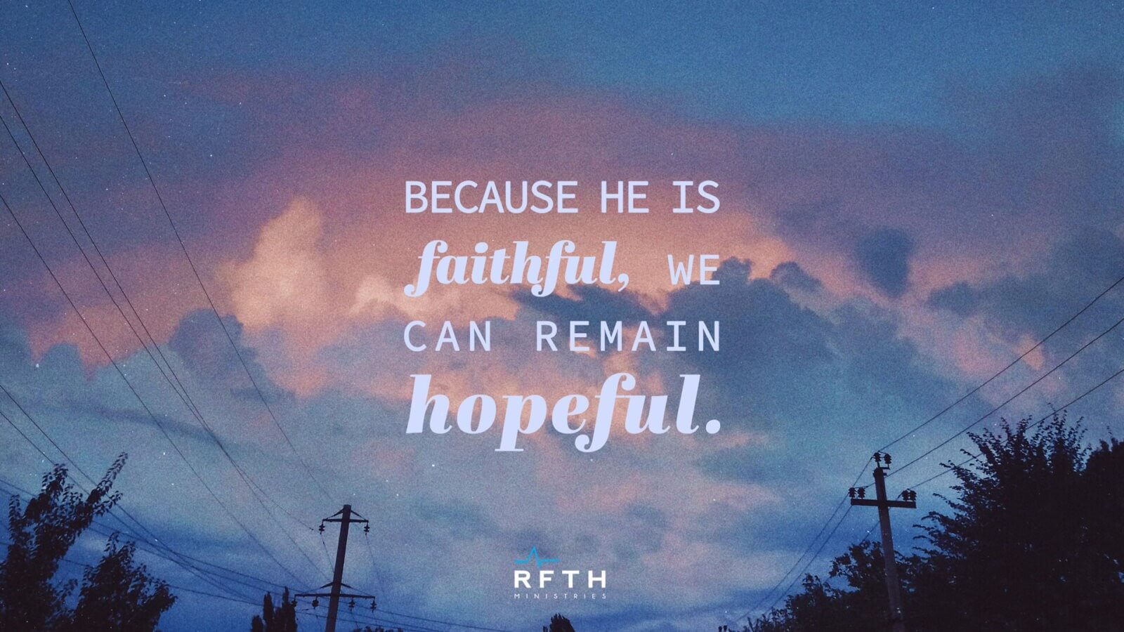 HOLDING ONTO HOPE IN THE COMING YEAR | Right From The Heart, Marietta, GA, image size:1600x900